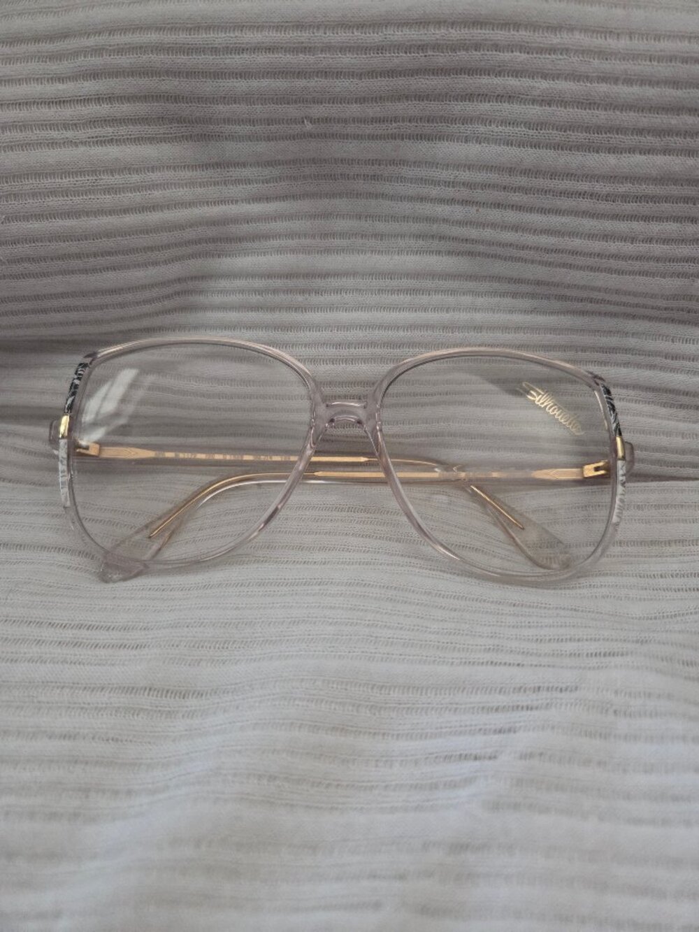 Vintage Silhouette Glasses Frames SPX M 1172 C 1539 56 – 14 135 Plastic Clear